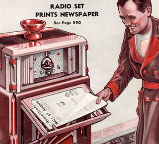 Illustration for article titled Faxpapers: A Lost 1930s Technology That Delivered Newspapers via Radio